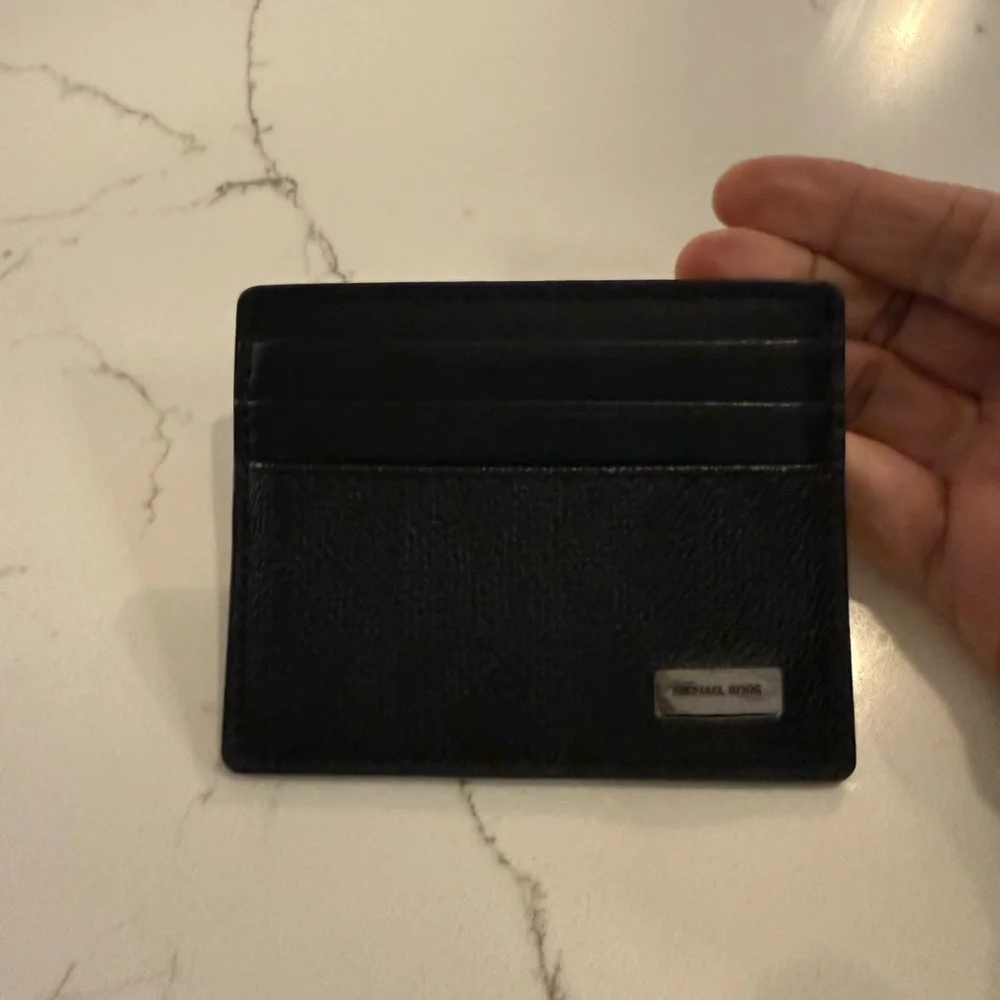 Michael Kors Midnight Black Card Holder